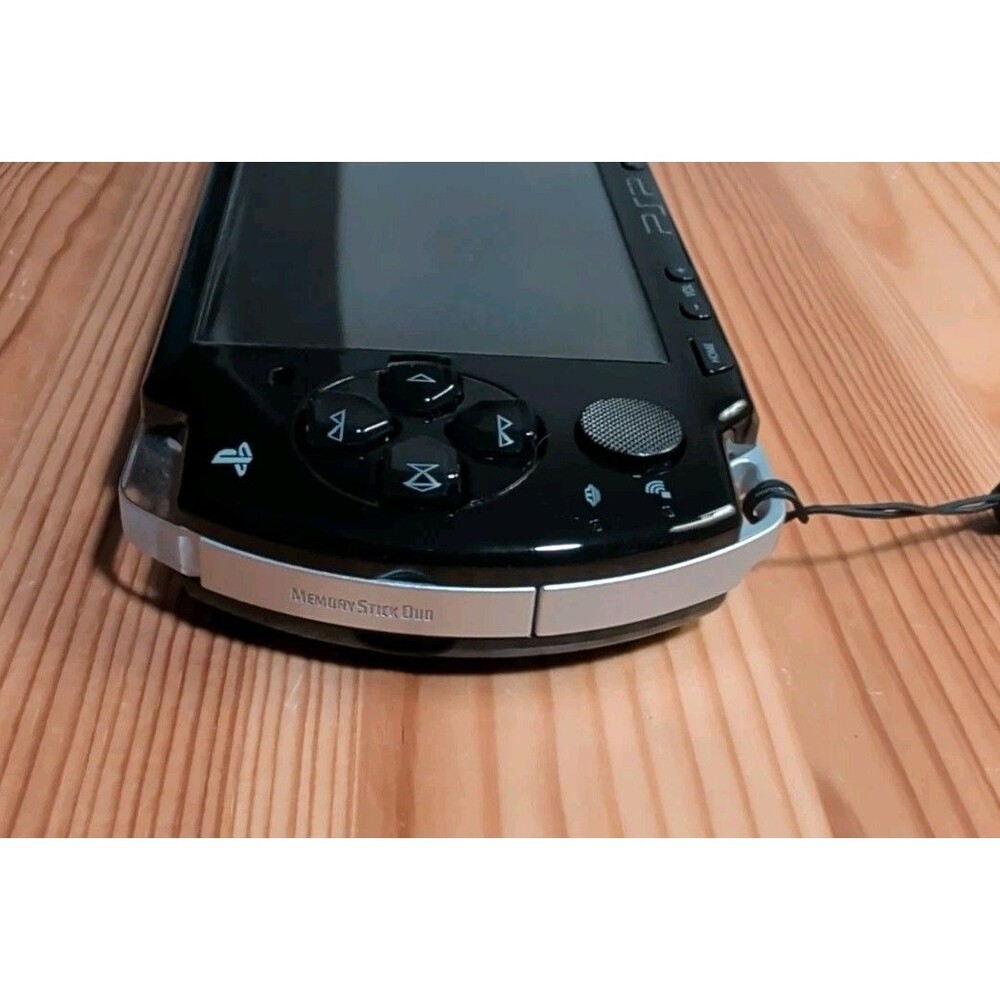 Sony PlayStation PSP-2001 Black with Charging Cable, 8 GB Memory Card - Picture 6 of 10